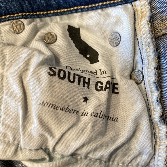 Ag The Jodi high rise slim flare crop size 24 distressed - Picture 12 of 13